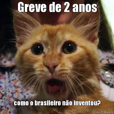 Greve de 2 anos como o brasileiro no inventou?