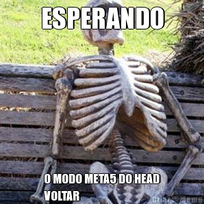 ESPERANDO O MODO META5 DO HEAD
VOLTAR