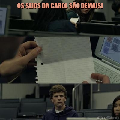 OS SEIOS DA CAROL SO DEMAIS! 