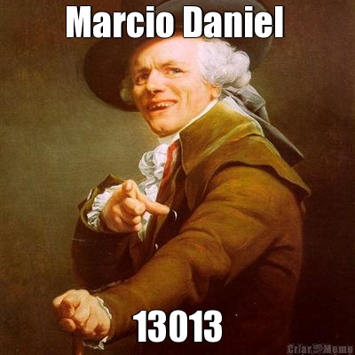 Marcio Daniel  13013