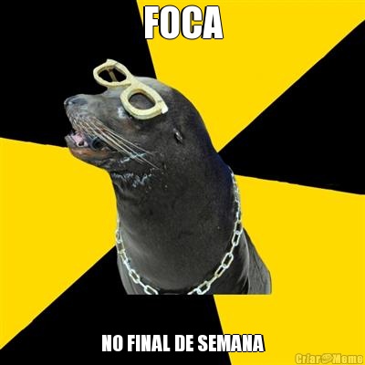 FOCA NO FINAL DE SEMANA