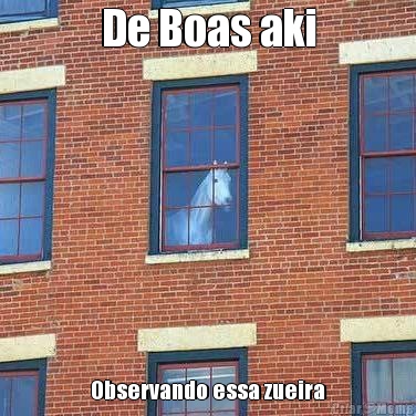 De Boas aki Observando essa zueira