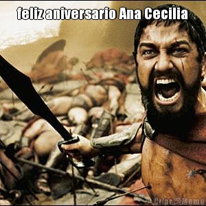 feliz aniversario Ana Cecilia 