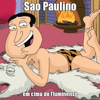 Sao Paulino em cima do Fluminense