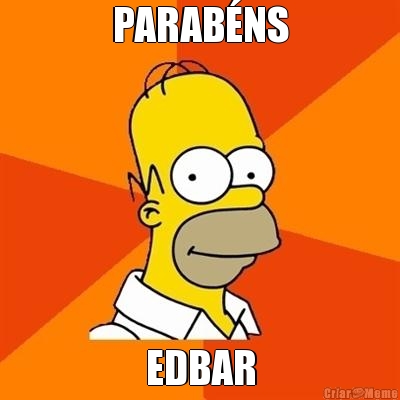 PARABNS EDBAR
