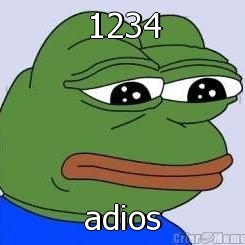 1234 adios