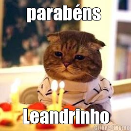 parabns  Leandrinho