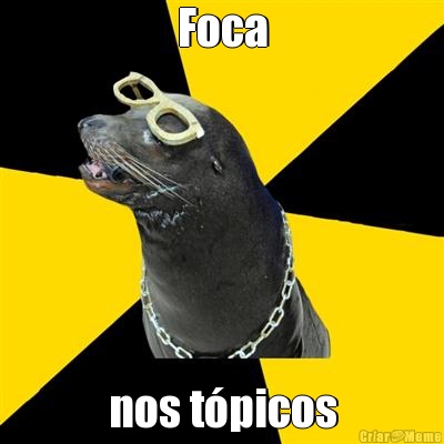 Foca nos tpicos