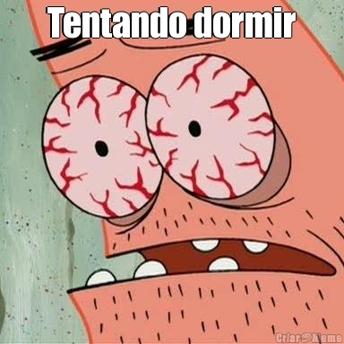 Tentando dormir 