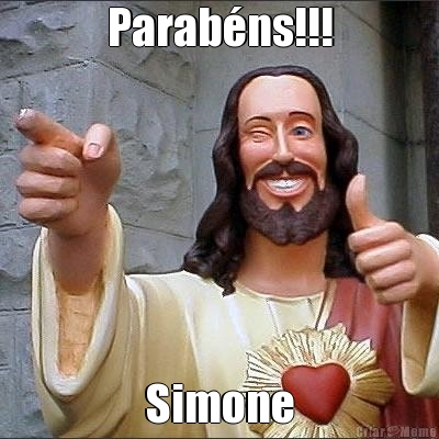 Parabns!!! Simone