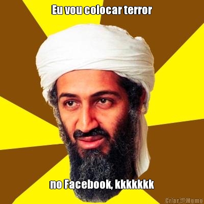 Eu vou colocar terror no Facebook, kkkkkkk