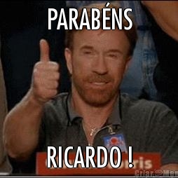 PARABNS RICARDO !