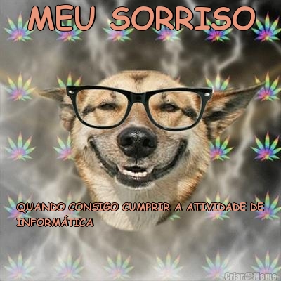 MEU SORRISO QUANDO CONSIGO CUMPRIR A ATIVIDADE DE
INFORMTICA
