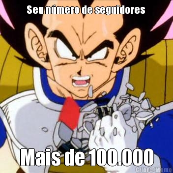 Seu nmero de seguidores  Mais de 100.000