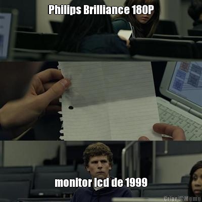 Philips Brilliance 180P monitor lcd de 1999