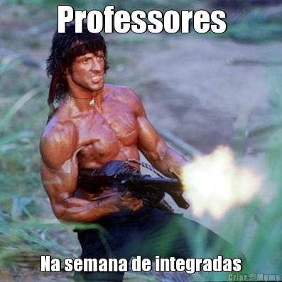 Professores Na semana de integradas