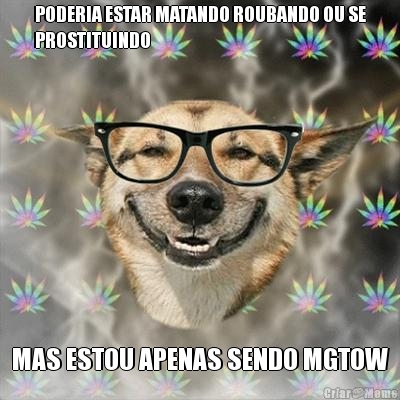 PODERIA ESTAR MATANDO ROUBANDO OU SE
PROSTITUINDO MAS ESTOU APENAS SENDO MGTOW