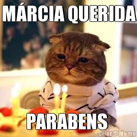 MRCIA QUERIDA PARABENS 