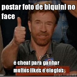 postar foto de biquini no
face  cheat para ganhar
muitos likes e elogios