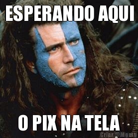 ESPERANDO AQUI O PIX NA TELA