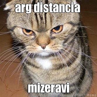 arg distancia  mizeravi