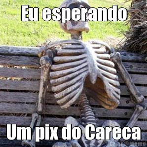 Eu esperando Um pix do Careca