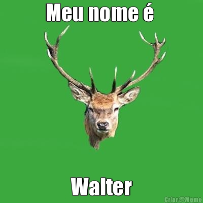 Meu nome   Walter