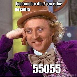  Esperando o dia 2 pra votar
no cobra           55055