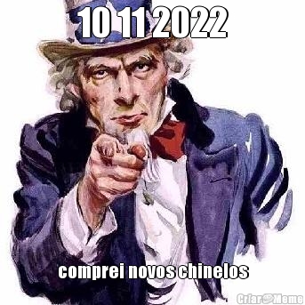 10 11 2022 comprei novos chinelos