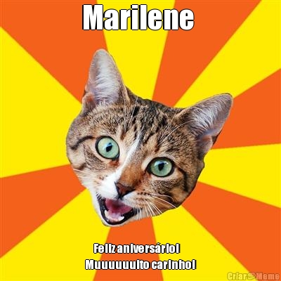 Marilene      Feliz aniversrio!
Muuuuuuito carinho!