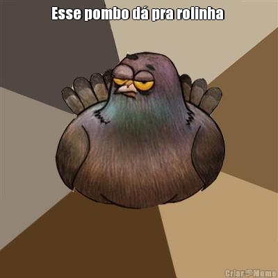 Esse pombo d pra rolinha  