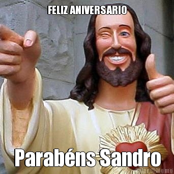 FELIZ ANIVERSARIO Parabns Sandro