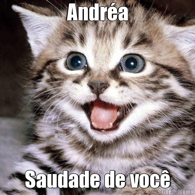 Andra Saudade de voc