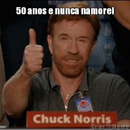 50 anos e nunca namorei 