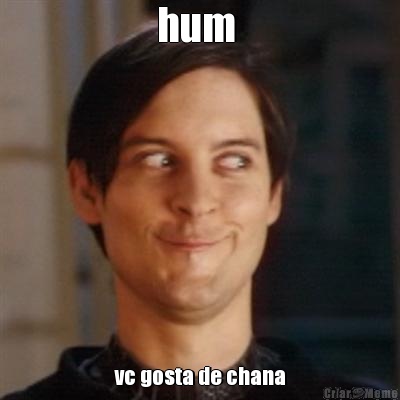 hum  vc gosta de chana