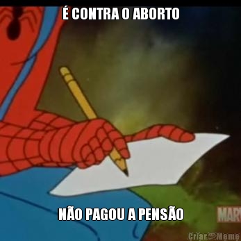  CONTRA O ABORTO NO PAGOU A PENSO