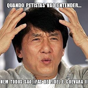 QUANDO  PETISTAS  VAO  ENTENDER.... NEM  TODOS  SAO    FAS  DE  FIDEL  E  GUEVARA  !!