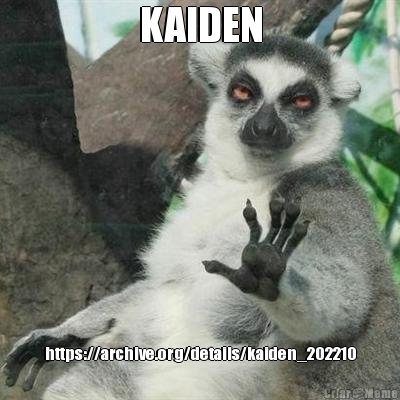 KAIDEN https://archive.org/details/kaiden_202210