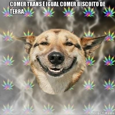 COMER TRANS  IGUAL COMER BISCOITO DE
TERRA 