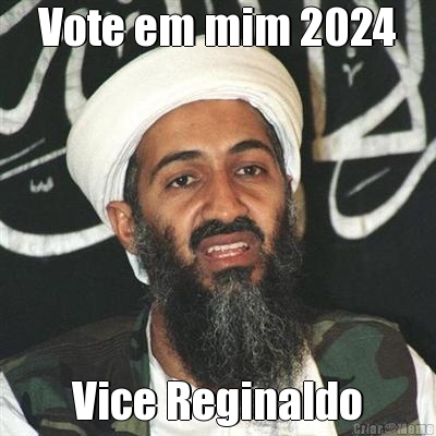Vote em mim 2024 Vice Reginaldo