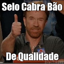 Selo Cabra Bo De Qualidade