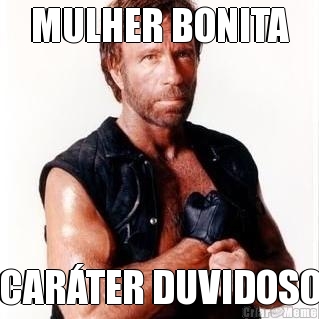 MULHER BONITA CARTER DUVIDOSO