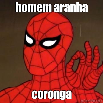 homem aranha coronga