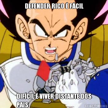 DEFENDER RICO  FCIL DIFCIL  VIVER DISTANTE DOS
PAIS