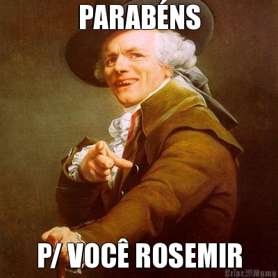 PARABNS P/ VOC ROSEMIR