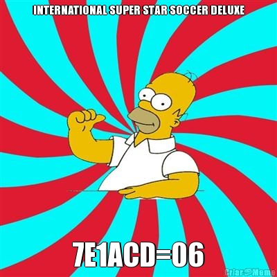 INTERNATIONAL SUPER STAR SOCCER DELUXE 7E1ACD=06