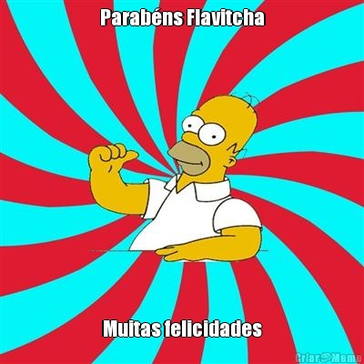 Parabns Flavitcha Muitas felicidades