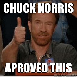 CHUCK NORRIS APROVED THIS