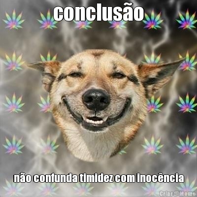 concluso no confunda timidez com inocncia