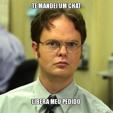 TE MANDEI UM CHAT LIBERA MEU PEDIDO 